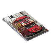 ヴィンテージのロンドンバス ノートブック (右側)