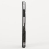 ヴィンテージのロンドン都市赤いバスビッグベンのタイポグラフィ Case-Mate iPhoneケース (裏面/右)