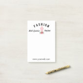 ヴィンテージのローズピンクのファッションのレトロのマネキン ポストイット (デスク上)