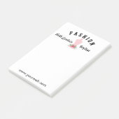 ヴィンテージのローズピンクのファッションのレトロのマネキン ポストイット (アングル)