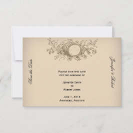 ヴィンテージのワイナリーの保存日付 セーブザデート