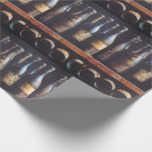 ヴィンテージのワイン ラッピングペーパー (角)