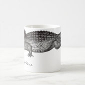 ヴィンテージのワニのマグ コーヒーマグカップ (中央)