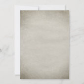 ヴィンテージのワンダーランドのダスティブルーアリス結婚。 セーブザデート (裏面)