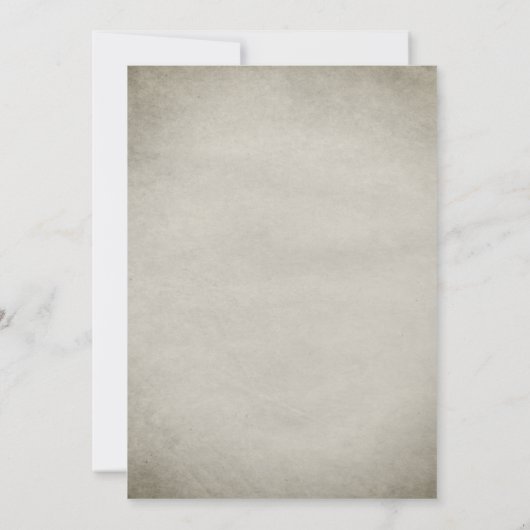 ヴィンテージのワンダーランドのダスティブルーアリス結婚。 セーブザデート (裏面)