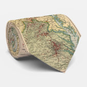 ヴィンテージのヴァージニアの内戦の戦場Map (1912年) ネクタイ (ロール)