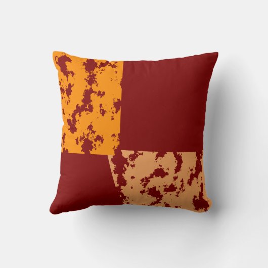 ヴィンテージのヴィエラNeumannのカラフルなポップアートの枕 クッション (裏面)