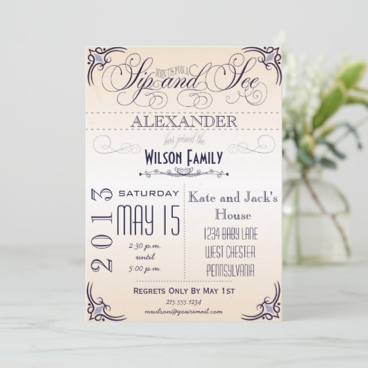 ヴィンテージの一口は招待状を見、 招待状 (スタンド正面)