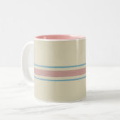 ヴィンテージの一見のおばあさんのマグ ツートーンマグカップ (正面左)