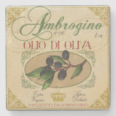 ヴィンテージの一見のイタリアンなラベルの芸術のコースター ストーンコースター (正面)