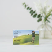 ヴィンテージの一見のゴルファーのゴルフ 名刺 (スタンド正面)
