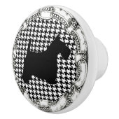 ヴィンテージの一見のスコットランド人テリア セラミックノブ (右)