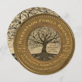 ヴィンテージの一見の系譜の懇親会 招待状 (正面/裏面)