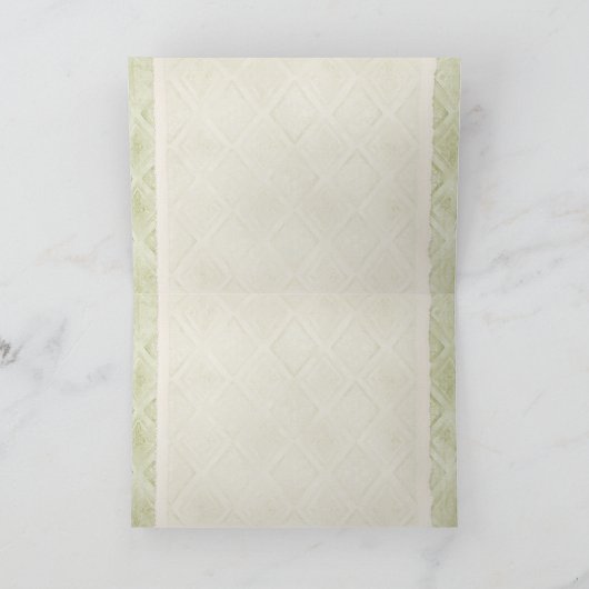 ヴィンテージの一見の薄紫のアジサイ、ノートありがとう サンキューカード (内部)