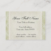 ヴィンテージの一見の薄紫のアジサイ-名刺 名刺 (裏面)