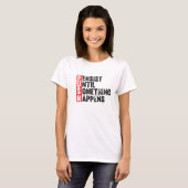 ヴィンテージの一見を押して下さい Tシャツ (正面フル)