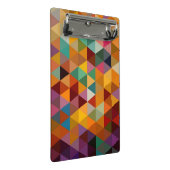 ヴィンテージの三角形パターン背景 ミニクリップボード (アングル)