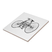 ヴィンテージの三輪車- 3つの車輪の自転車 タイル (側面)