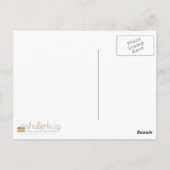 ヴィンテージの上品なパグの写真 ポストカード (裏面)