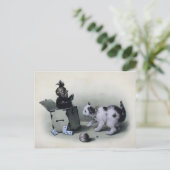 ヴィンテージの不気味なジャック ポストカード (スタンド正面)