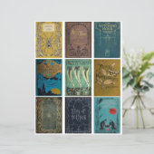 ヴィンテージの不気味なブックカバー (スタンド正面)