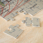 ヴィンテージの世界の航行のルートマップ(1914年) ジグソーパズル (側面)