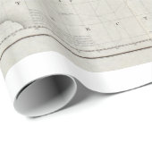 ヴィンテージの世界の電線地図(1855年) ラッピングペーパー (ロールコーナー)