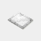 ヴィンテージの世界地図の付箋のパッド ポストイット (アングル)