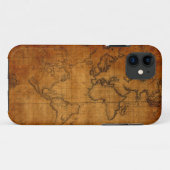 ヴィンテージの世界地図のiPhone 5/5Sの場合 Case-Mate iPhoneケース (裏面(横))