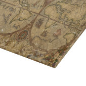 ヴィンテージの世界地図 カッティングボード (角)