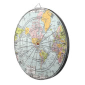 ヴィンテージの世界地図 ダーツボード (正面右)
