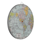 ヴィンテージの世界地図 ダーツボード (正面左)