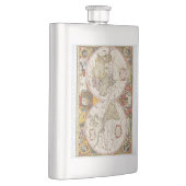 ヴィンテージの世界地図 フラスク (右)