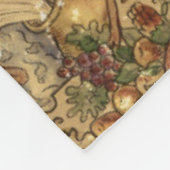 ヴィンテージの世界地図 フリースブランケット (角)