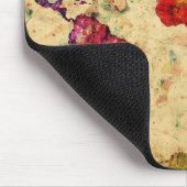 ヴィンテージの世界地図 マウスパッド (コーナー)