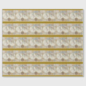 ヴィンテージの世界地図 ラッピングペーパー (フラット)