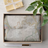 ヴィンテージの世界地図 薄葉紙 (ギフト)