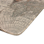 ヴィンテージの世界地図(1766年) カッティングボード (角)