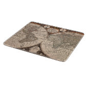 ヴィンテージの世界地図(1766年) カッティングボード (角)