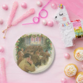 ヴィンテージの世界大戦のクリスマス ペーパープレート (パーティー)