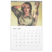 ヴィンテージの世界大戦ポスターカレンダー2012年 カレンダー (3月 2026)