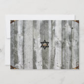 ヴィンテージの世界旅行バーかバルミツワーの招待状 招待状 (裏面)