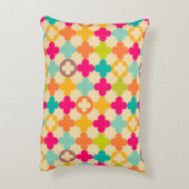 ヴィンテージの中世ロゼットパターン アクセントクッション (裏面(縦))