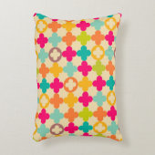 ヴィンテージの中世ロゼットパターン アクセントクッション (正面(垂直))