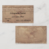 ヴィンテージの中世原稿によって老化させる紙 名刺 (正面/裏面)