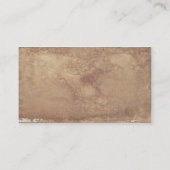 ヴィンテージの中世原稿によって老化させる紙 名刺 (裏面)
