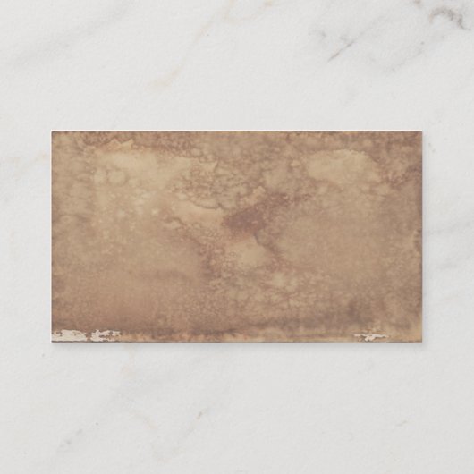 ヴィンテージの中世原稿によって老化させる紙 名刺 (裏面)