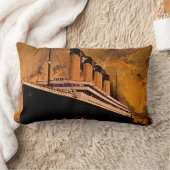 ヴィンテージの乗客の遠洋定期船巨大なCunard ランバークッション (ブランケット)