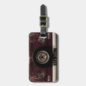 ヴィンテージの乗車の荷物のラベル ラゲッジタグ (正面縦)