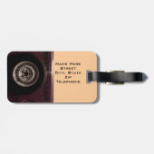 ヴィンテージの乗車の荷物のラベル ラゲッジタグ (裏面横)